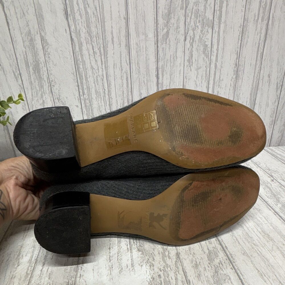 Womens Size 9.5 Everlane Gray Wool Knit Ankle Bootie Pull-On Round Toe - Picture 5 of 8